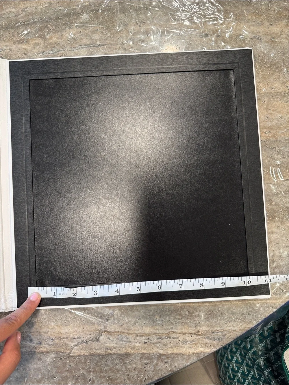 Large Book Black Frame Vienna White